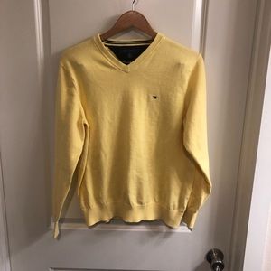 Tommy Hilfiger Yellow Men’s sweater- M